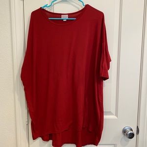 Red lularoe Irma